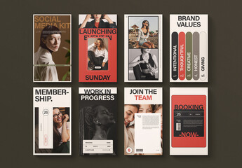 Social Media Kit Stories Template