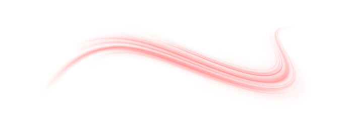 Graceful Red Motion Blur Effect, Representing Acceleration and Motion