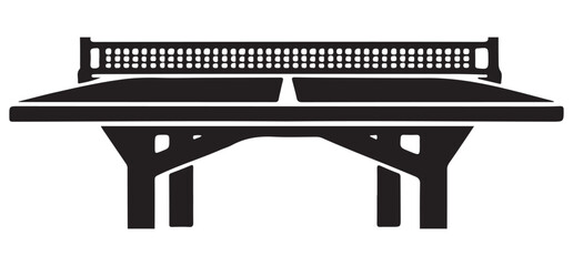 Table Tennis Illustration for Recreation Games and Sports Fun