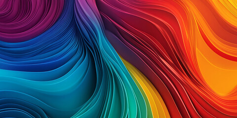 Naklejka premium Paper-Style Dynamic Lines Wallpaper Background for Modern Design, Branding, or Digital Art