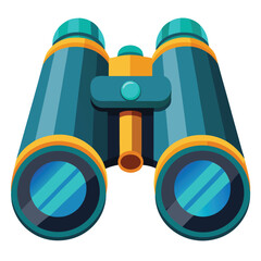 Binoculars Front Icon Flat