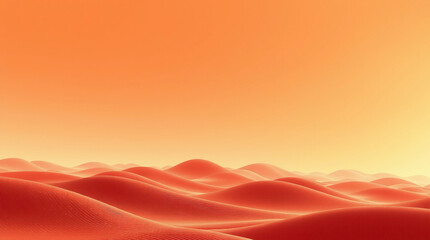 Abstract orange shape background. 3d rendering illustration