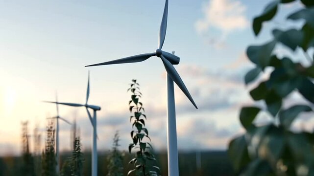 Renewable Energy and Blockchain Integration with Wind Turbines