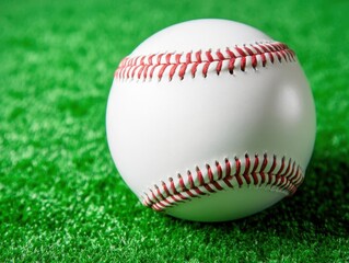 New baseball isolated