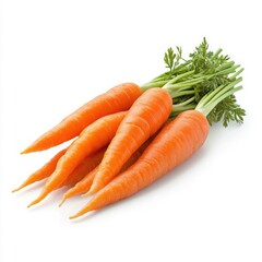 Fresh, Vibrant Carrots Ready to Eat