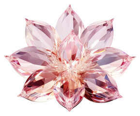 Naklejka premium PNG Crystal flower gemstone jewelry plant inflorescence.