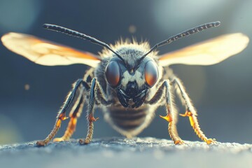 Fototapeta premium wasp on a white background