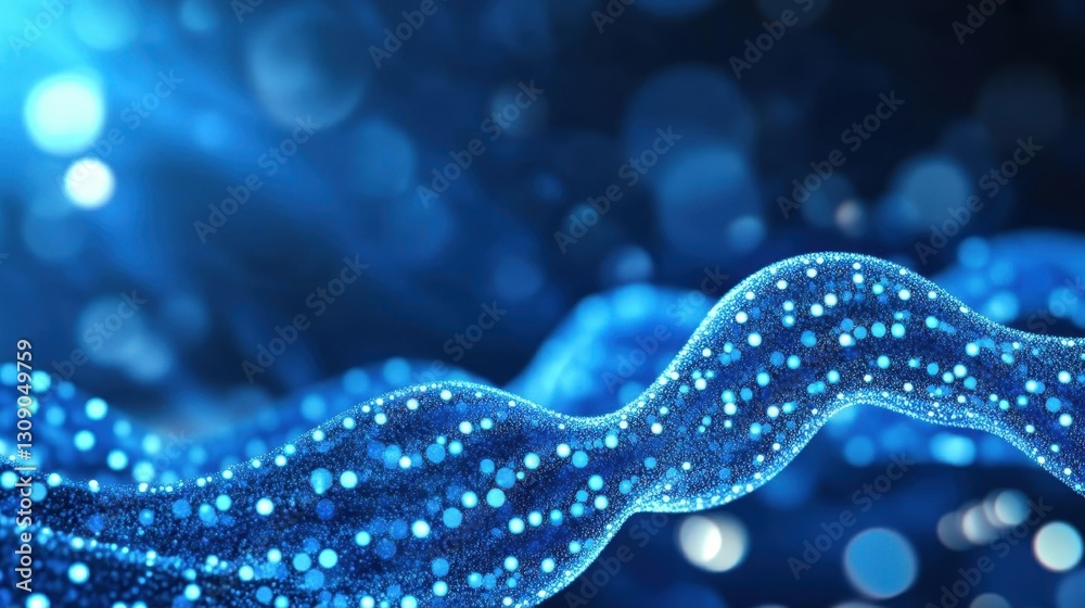 Poster Technology Particle Abstract Background