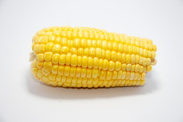 corn on a white background