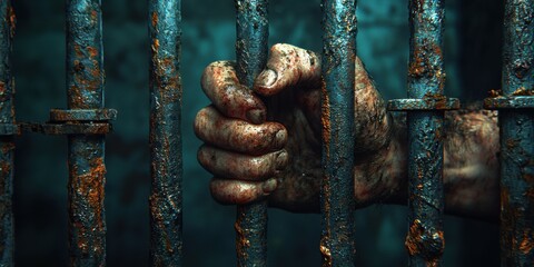 The Struggle Behind Bars A Gripping Visual Narrative