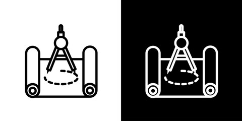 Construction and architecture icon. Construction equipment. Craftsman's equipment