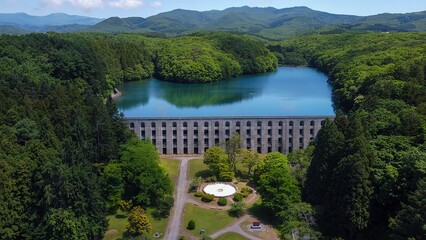 ドローンで撮るダム