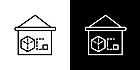 Construction and architecture icon. Construction equipment. Craftsman's equipment