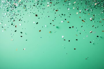 Green congratulations background