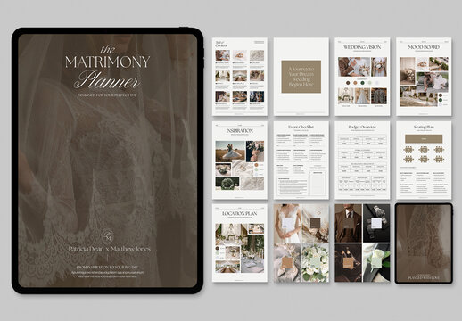 Digital Wedding Planner Layout
