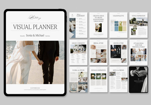 Digital Wedding Planner Layout