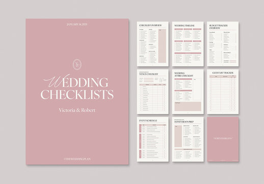 Wedding Check List Layout