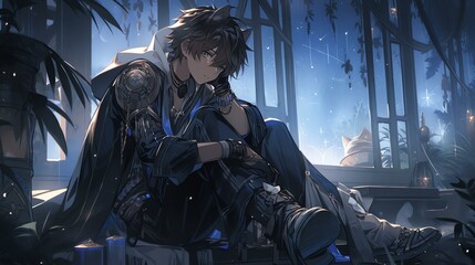 Male Character with Animal Ears