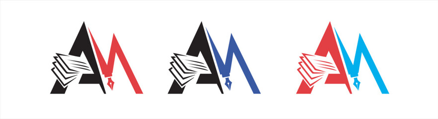 Letter AN logo, paper logo tuch, Initials letter AE logo design vector illustration. Letter AN suitable for business and consulting company logos