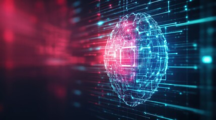 A Glowing Red Sphere Illuminated from Within Casting Soft Light on Surrounding Space Creating an Enigmatic and Captivating Visual Element