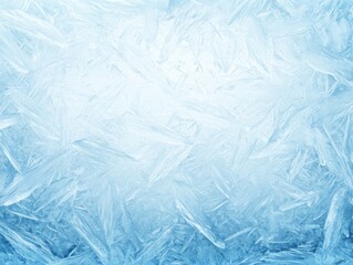 Obraz premium A cool-toned abstract background featuring ice crystals, creating a serene and refreshing atmosphere.
