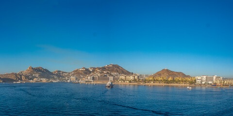 Fototapeta premium View of San Cristobal facing the Pacific Ocean west of Cabo San Lucas, Baja California, Mexico