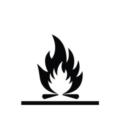 vector fire icon
