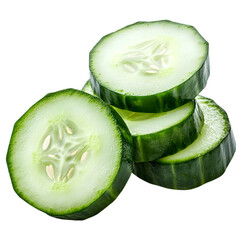 Slicing fresh green cucumbers for healthy snacks kitchen food photography bright setting close-up culinary delight