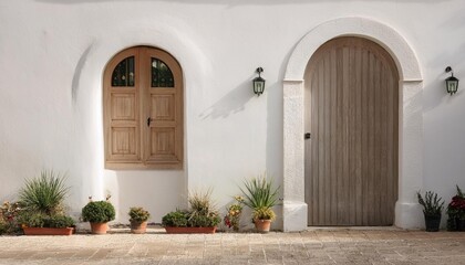 Fototapeta premium Charming Door with Rustic Vibes 