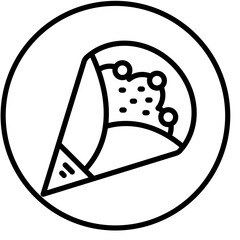 Vector Design Crepe Icon Style