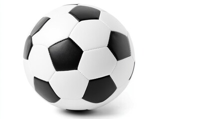 Fototapeta premium Soccer ball, studio shot, white background, isolated, sport