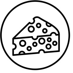 Vector Design Cheese Icon Style