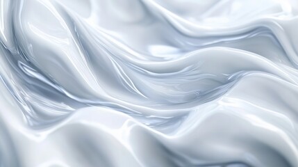 Obraz premium White fabric background. Seamless seamless waves with a glossy white background. Abstract texture of marble with wavy texture of marble. Background lifestyle of white fabric.