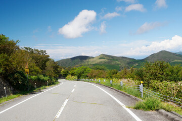 静岡県道59号（伊東西伊豆線）、仁科峠付近の景観