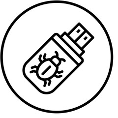 Vector Design Usb Drive Icon Style
