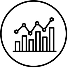 Vector Design Bar Chart Icon Style
