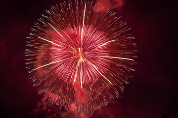 Fototapeta premium fireworks in the sky