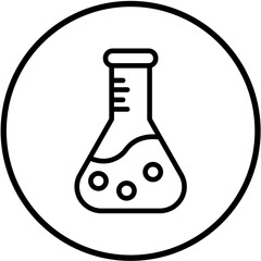 Vector Design Flask Icon Style