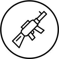 Gun Vector Design Icon Style