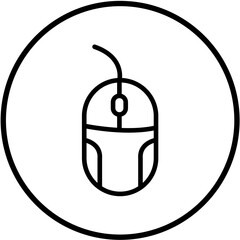 Mouse Vector Design Icon Style