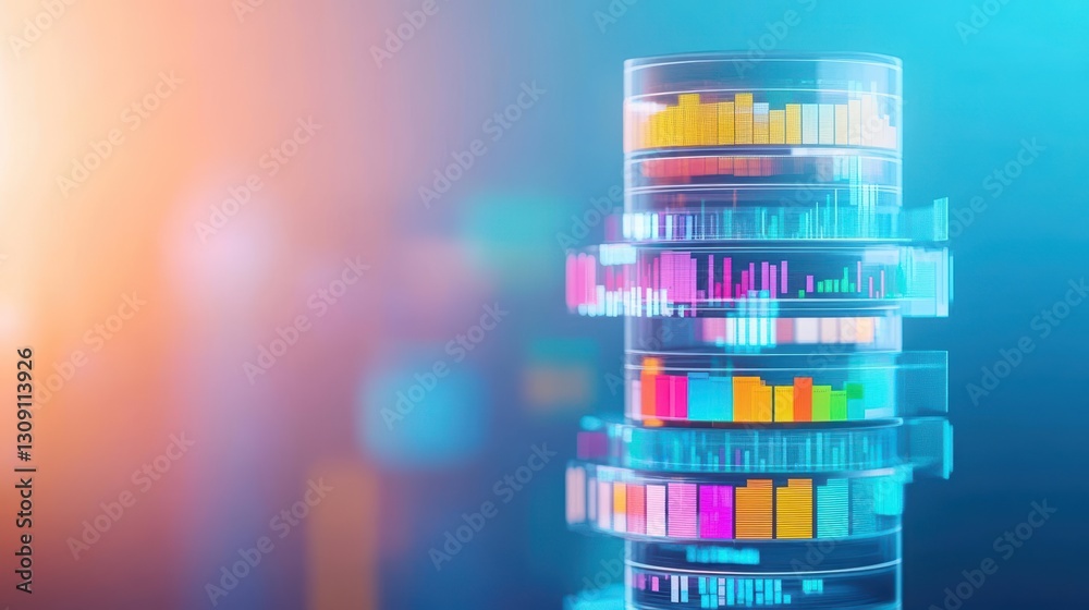 Aufkleber intricate and repetitive structure of dna molecules stacked together representing the complexity of 
