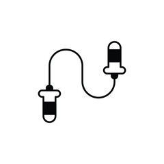 Hand Grip rope icon vector stock illustration