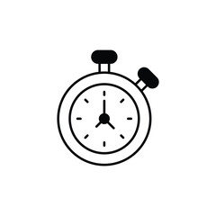 Exercise Timer icon vector stock illustration