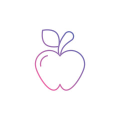 Apple  icon vector stock illustration