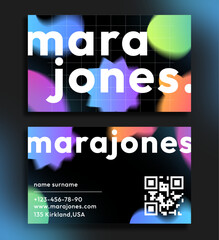 Business card template