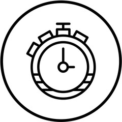 Stopwatch Vector Design Icon Style