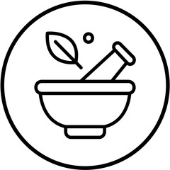 Vector Design Mortar Icon Style