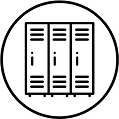 Vector Design Lockers Icon Style