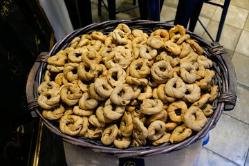 Tarallo, Naples, Italy, food, taralli, pastry, bakery
