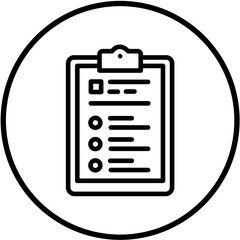Vector Design Clipboard Icon Style